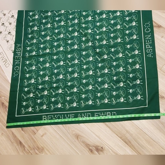 Revolve+FWRD, Aspen Set Of 2 Scarves, Cowgirl/Roping/Lasso, 43", Green/White - Picture 8 of 16